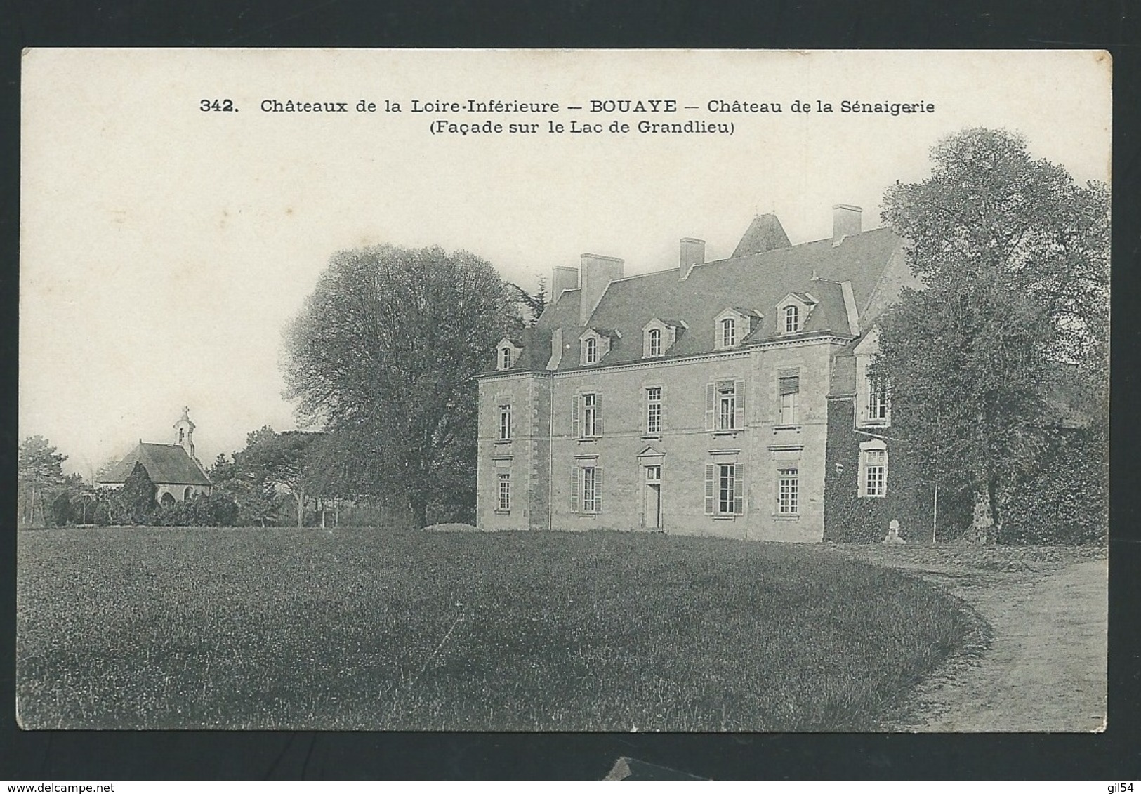 342 - Château De La Loire Inférieure - Bouaye - Chateau De La Sénaigerie ( Façade Sur Le Lac De Grandlieu  Mbg82 - Bouaye