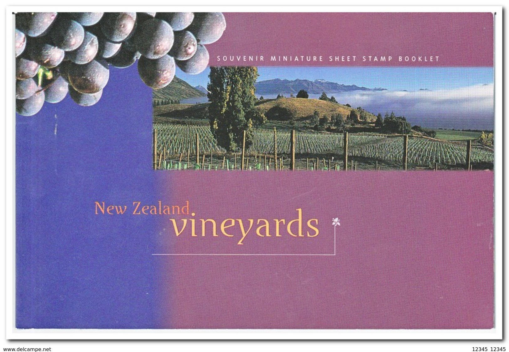 Nieuw Zeeland 1997, Postfris MNH, Vineyards ( Booklet, Carnet ) - Postzegelboekjes