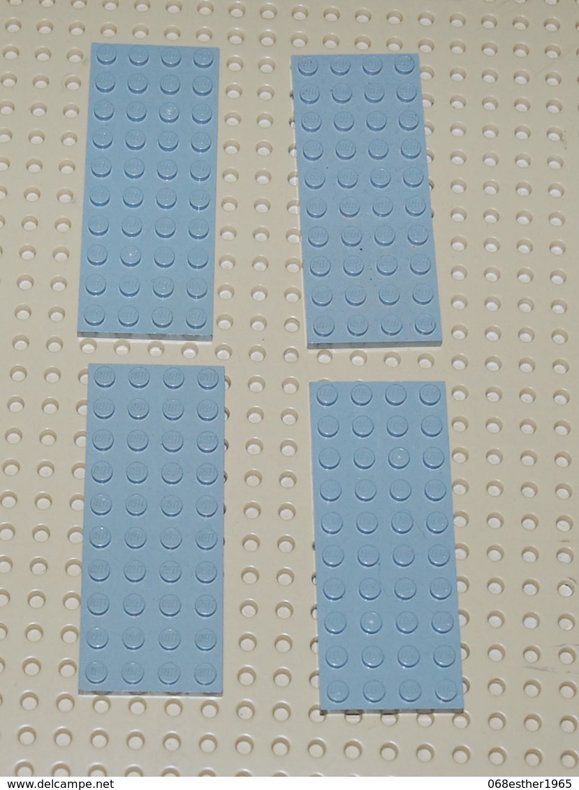 Lego 4x Plate Gris 4x10 Ref 3030 - Lego Technic