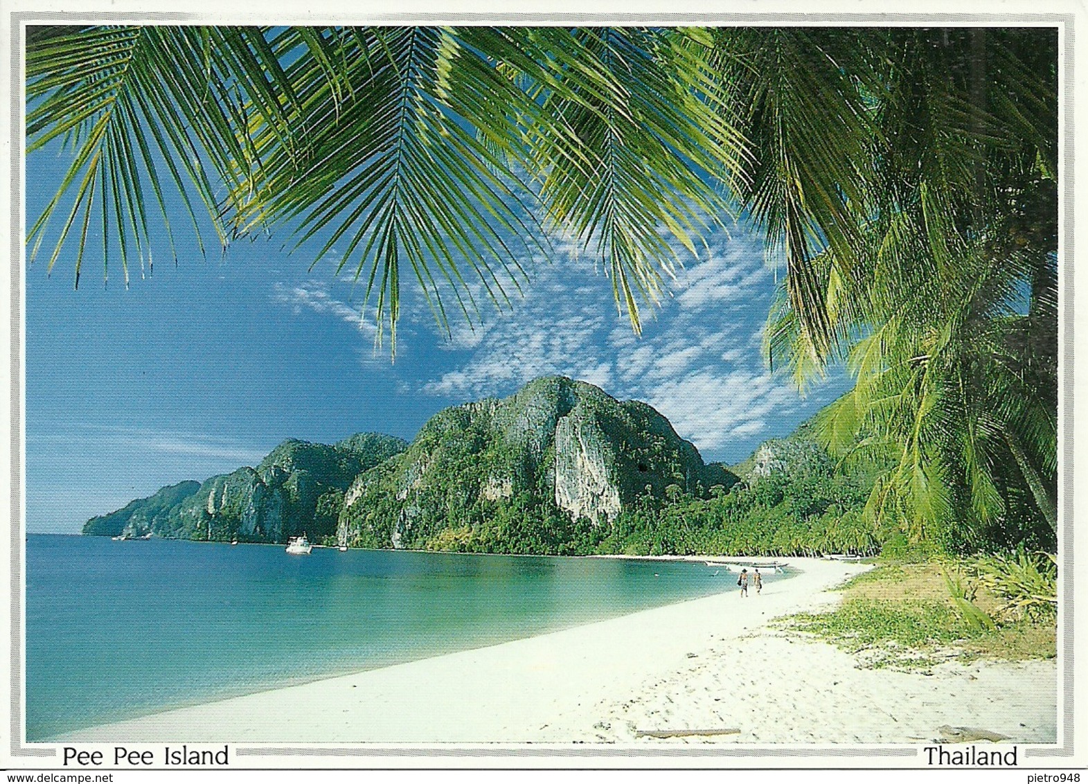 Pee Pee Island (Thailand) View Of Ton Sai Bay, Infront Of Pee Pee Don Island, La Plage, The Beach - Thailand