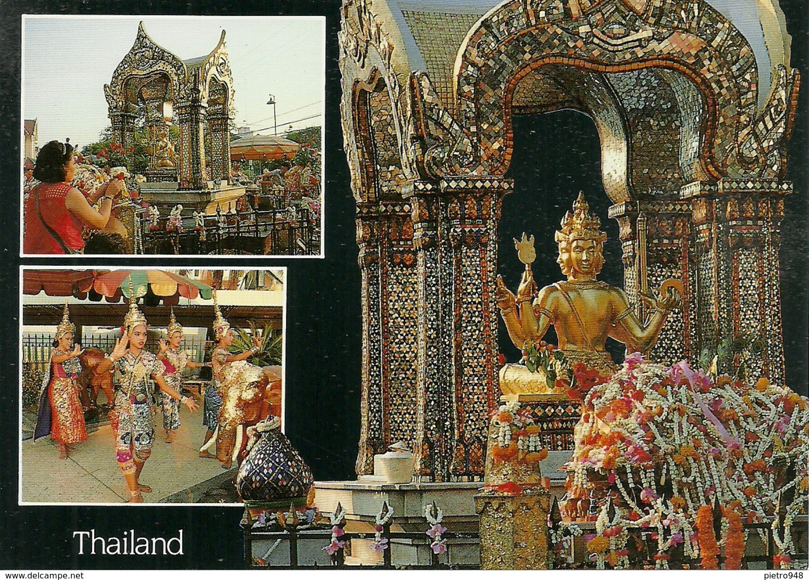 Bangkok (Thailand) Erawan Shrine, Dedicated To Siva Most Importing Gods In The Hindu Religion - Tailandia