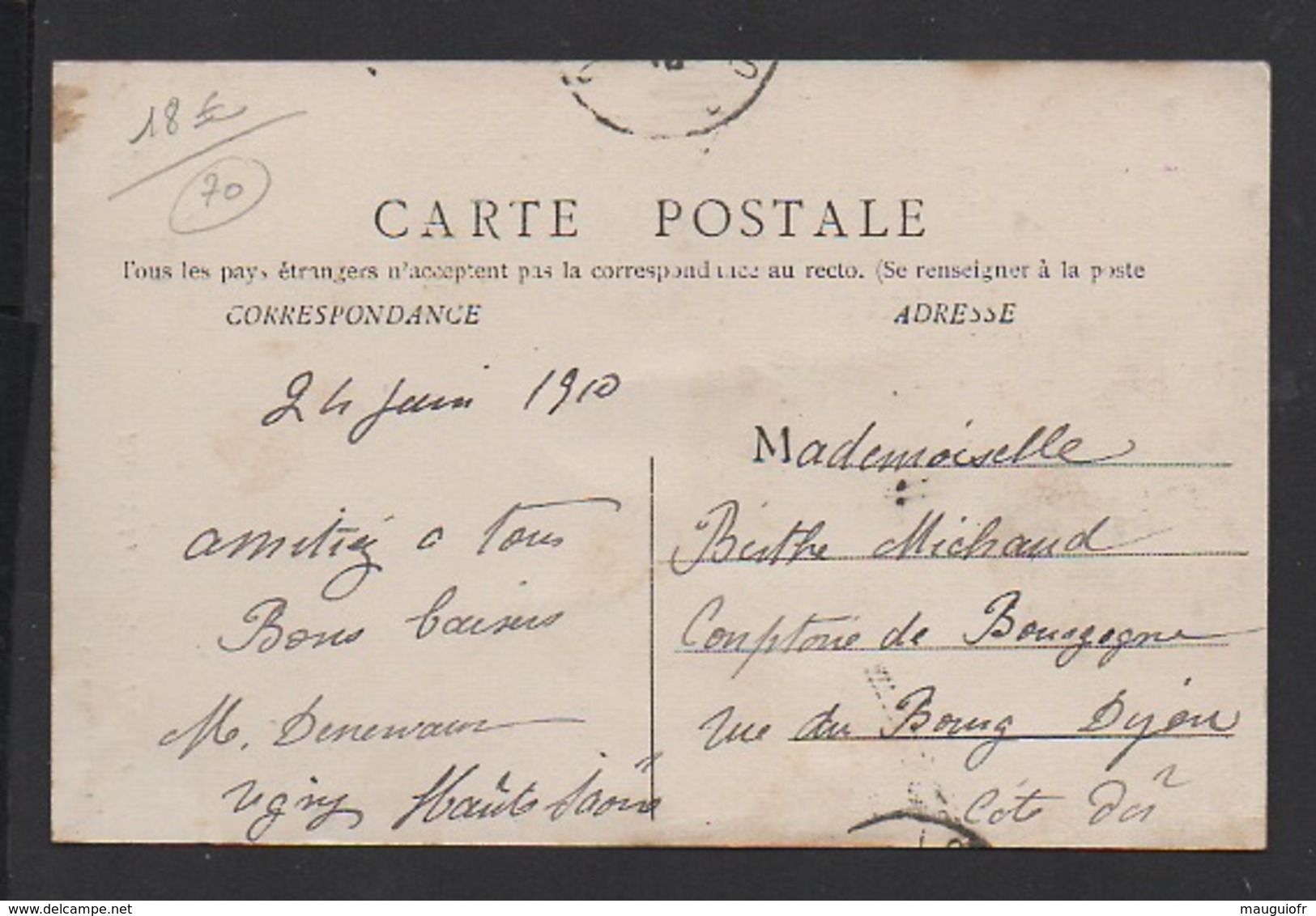 DD / 70 HAUTE SAÔNE / RIGNY-LES-GRAY / L' ÉGLISE / 1910 - Other & Unclassified