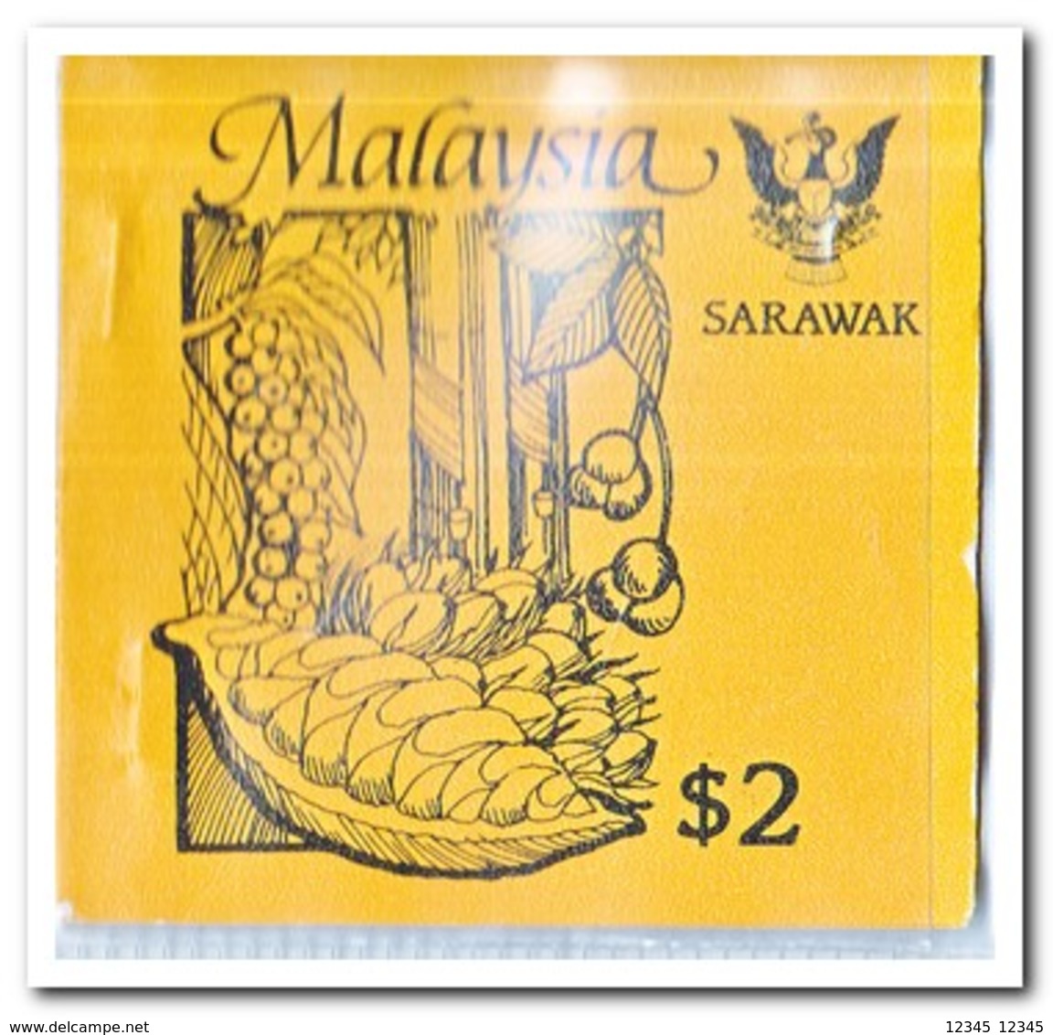 Sarawak 1987, Postfris MNH, Trees ( Booklet, Carnet ) - Maleisië (1964-...)