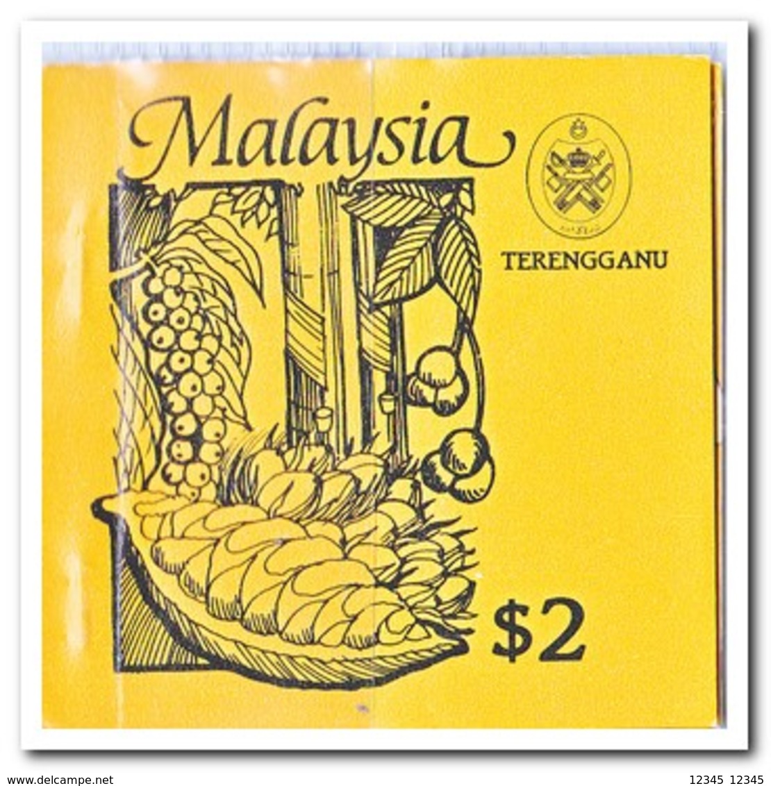 Terengganu 1987, Postfris MNH, Trees ( Booklet, Carnet ) - Maleisië (1964-...)