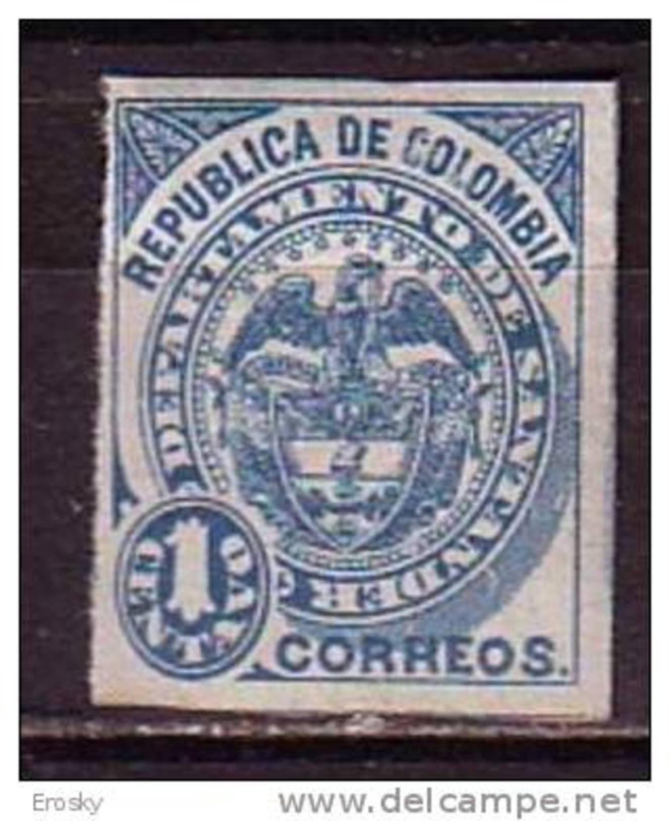 PGL - COLOMBIA SANTANDER Yv N°7 (*) - Colombie