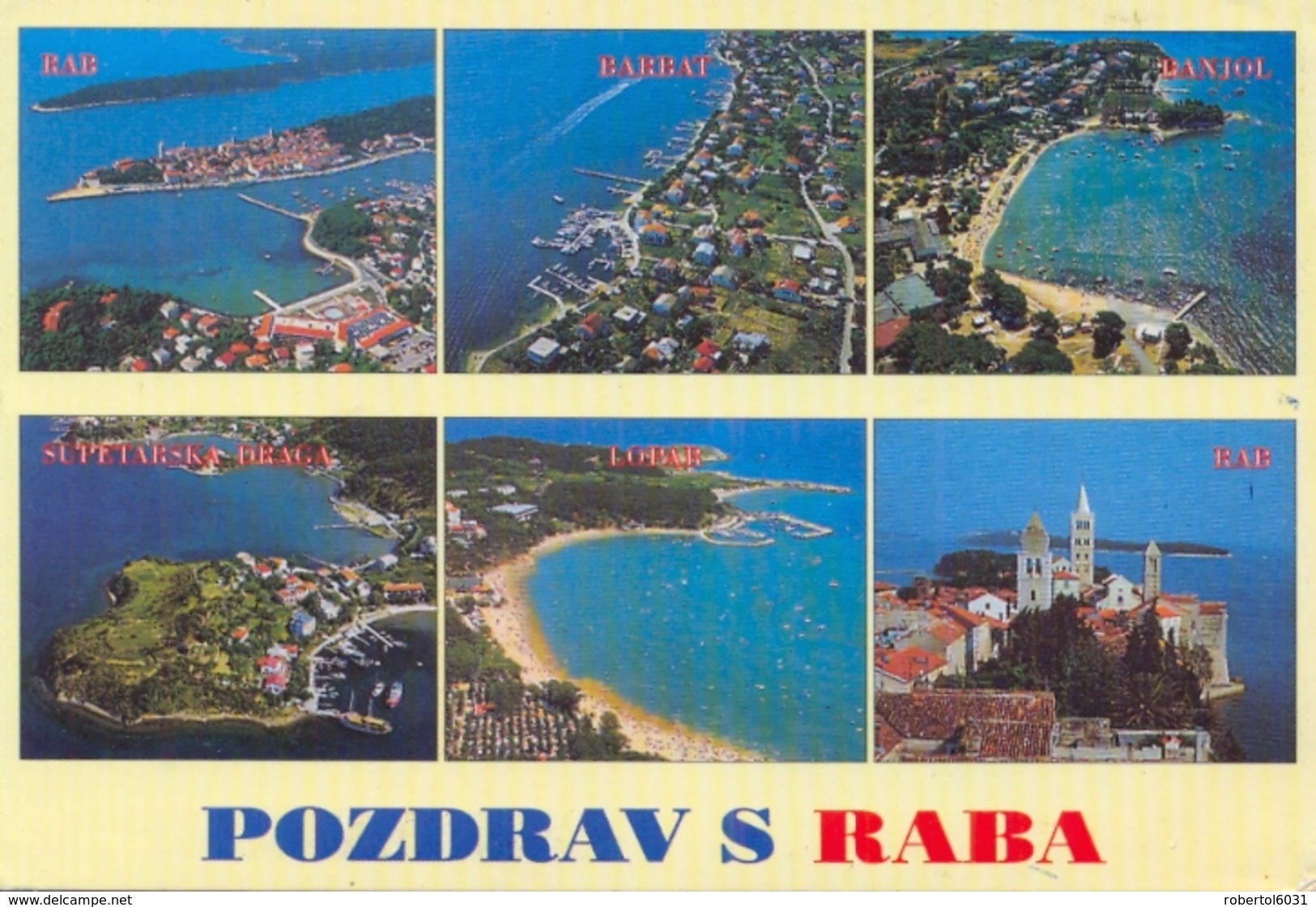 Croatia 2000 Picture Postcard To Italy With 1,30 K. Osijek + 2,20 K. Rovinj - Croazia