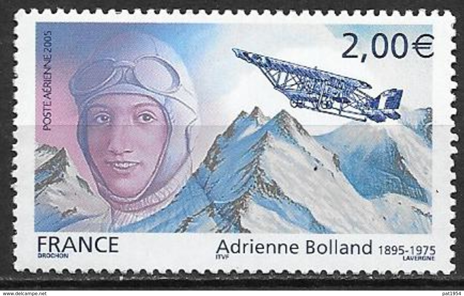 France 2005 Poste Aérienne N° 68, Adrienne Bolland, à La Faciale - 1960-.... Neufs