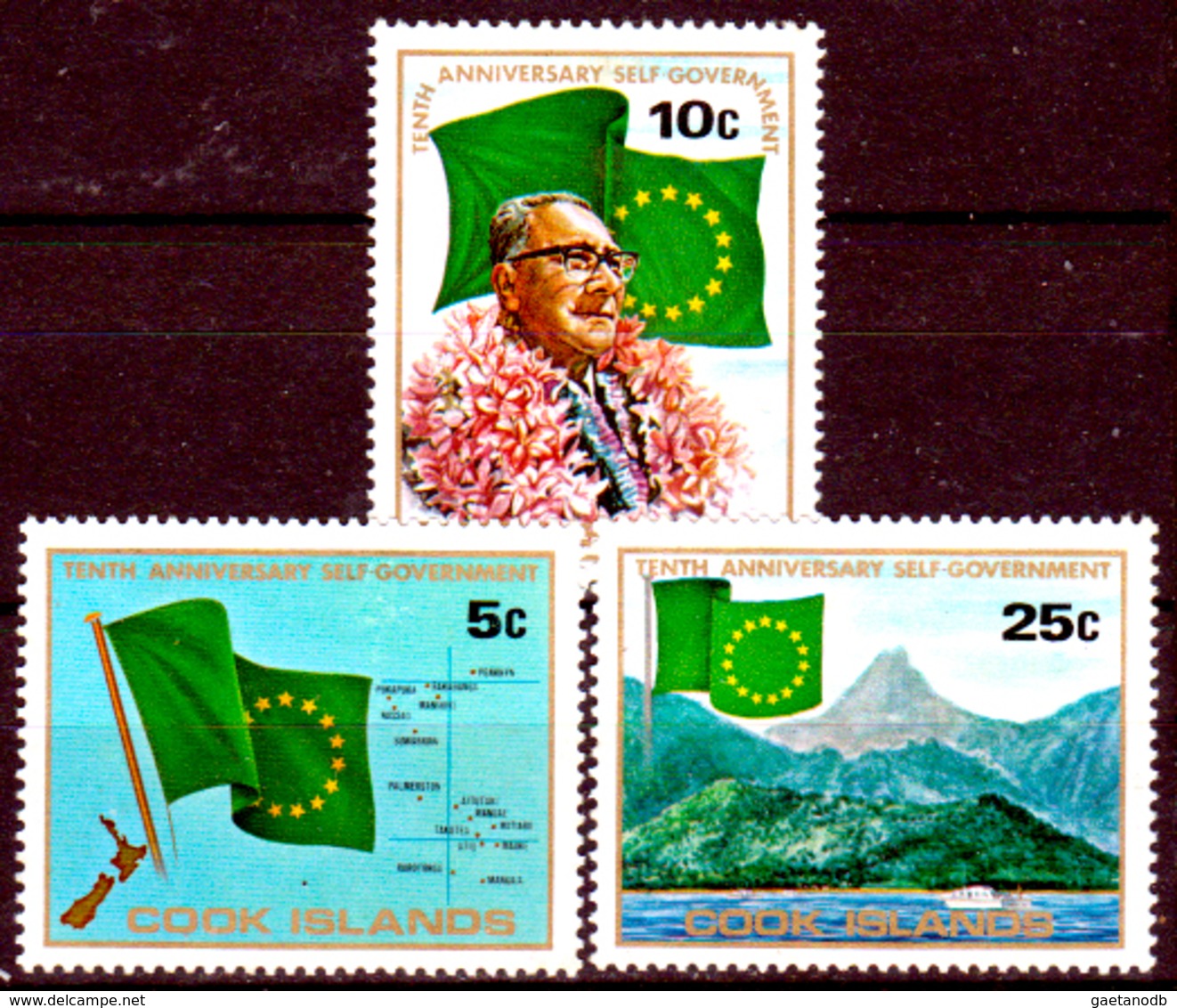 Cook-0014 - Emissione 1975 (++) MNH - Senza Difetti Occulti. - Cook