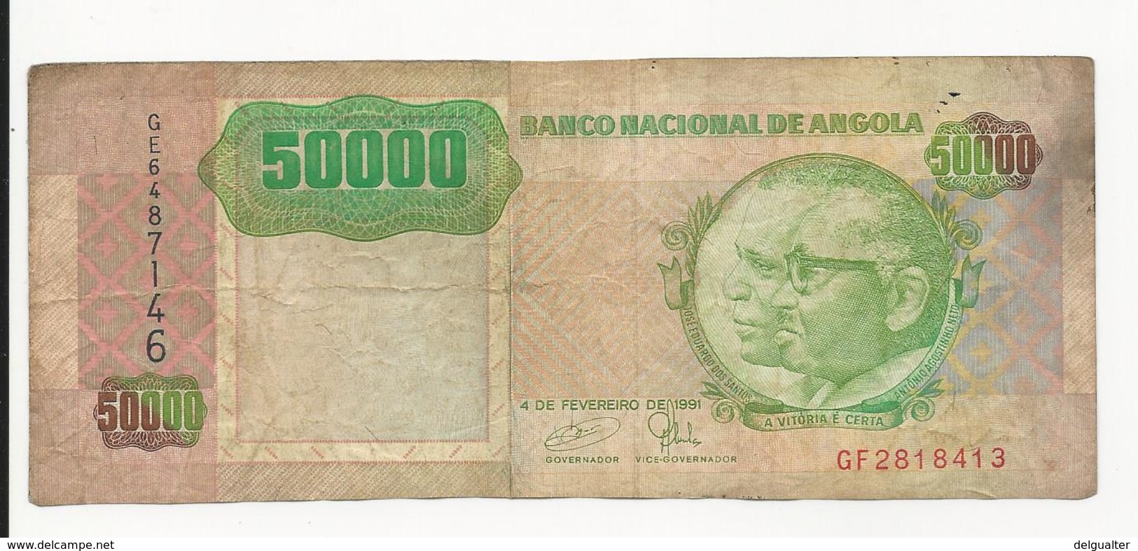 Angola 50000 Kwanzas 1991 Fine - Angola