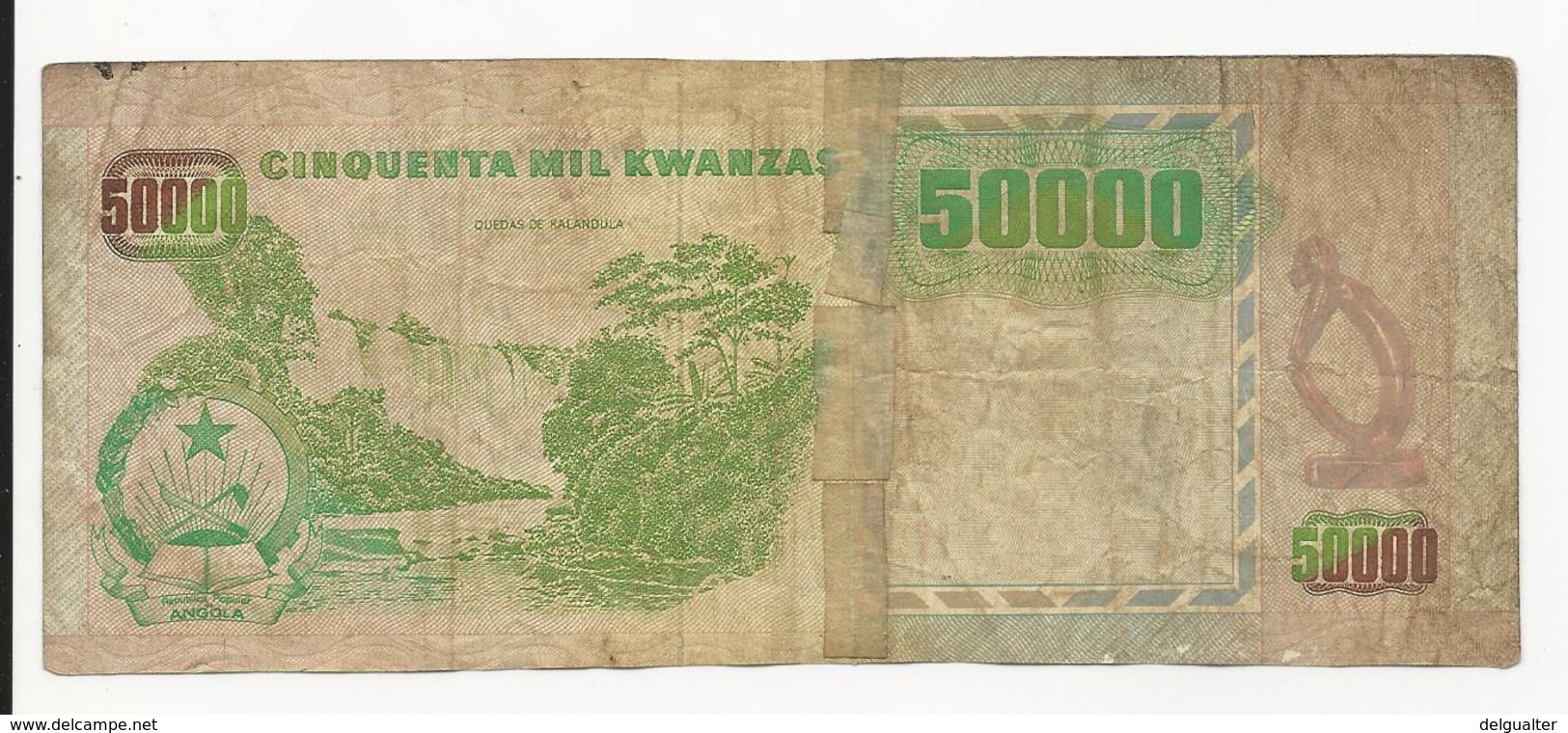 Angola 50000 Kwanzas 1991 Fine - Angola