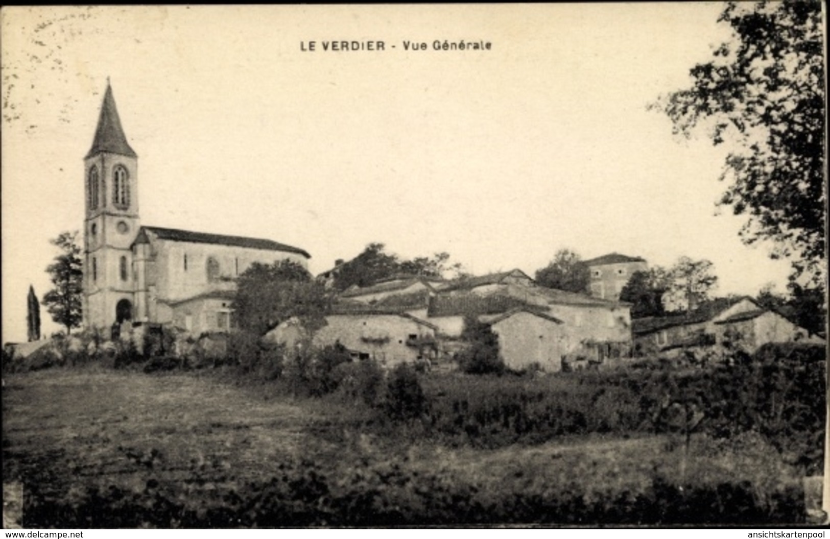 Cp Le Verdier Tarn, Vue Generale - Autres & Non Classés