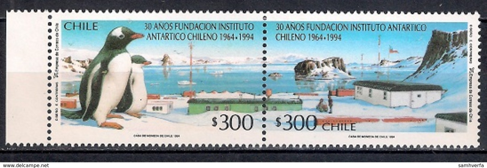 Chile 1994 - The 30th Anniversary Of Chilean Antarctic Institute MINT - Chile