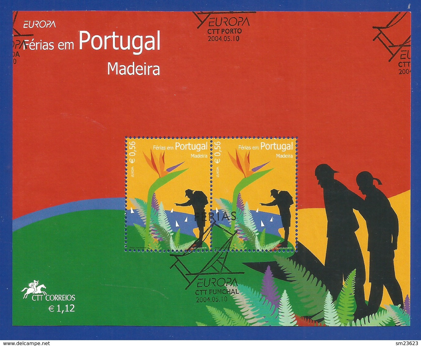 Portugal / Madeira   2004  Mi.Nr. Block 28 (229) , EUROPA CEPT  Ferien - Gestempelt / Fine Used / (o) - 2004