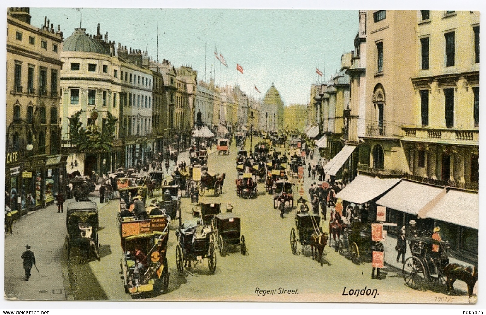 LONDON : REGENT STREET / POSTMARK - HAMMERSMITH / ADDRESS - READING, BROAD STREET - Other & Unclassified