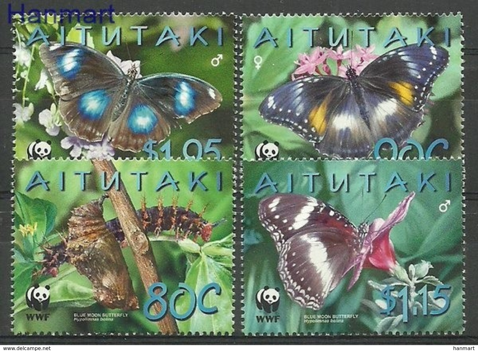 Aitutaki 2008 Mi 778-781 MNH ( ZS7 ATT778-781 ) - Nuovi