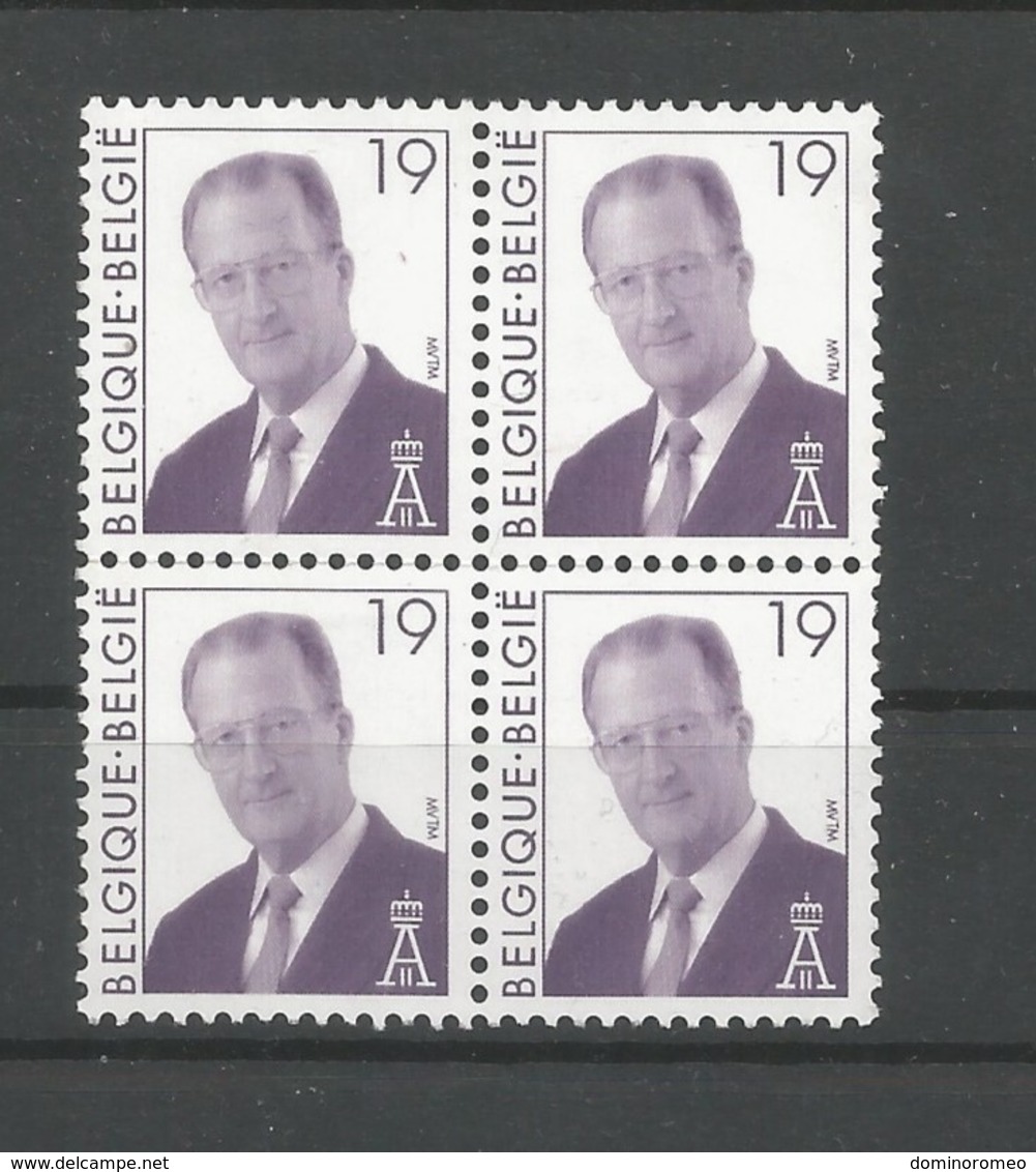 OCB 2714 Postfris Zonder Scharnier ** In Blok Van 4 - 1993-2013 Koning Albert II (MVTM)