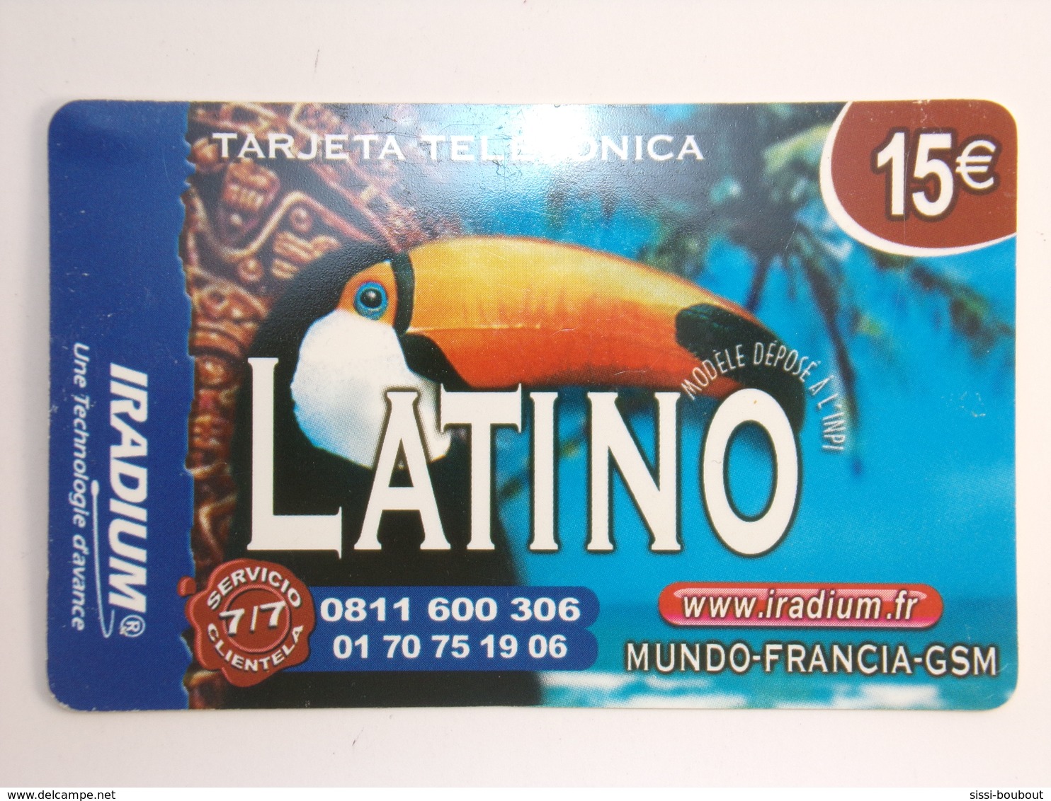 Télécarte - ESPAGNE - Tarjeta Telefonica -LATINO - Année 1010 - Telefonica