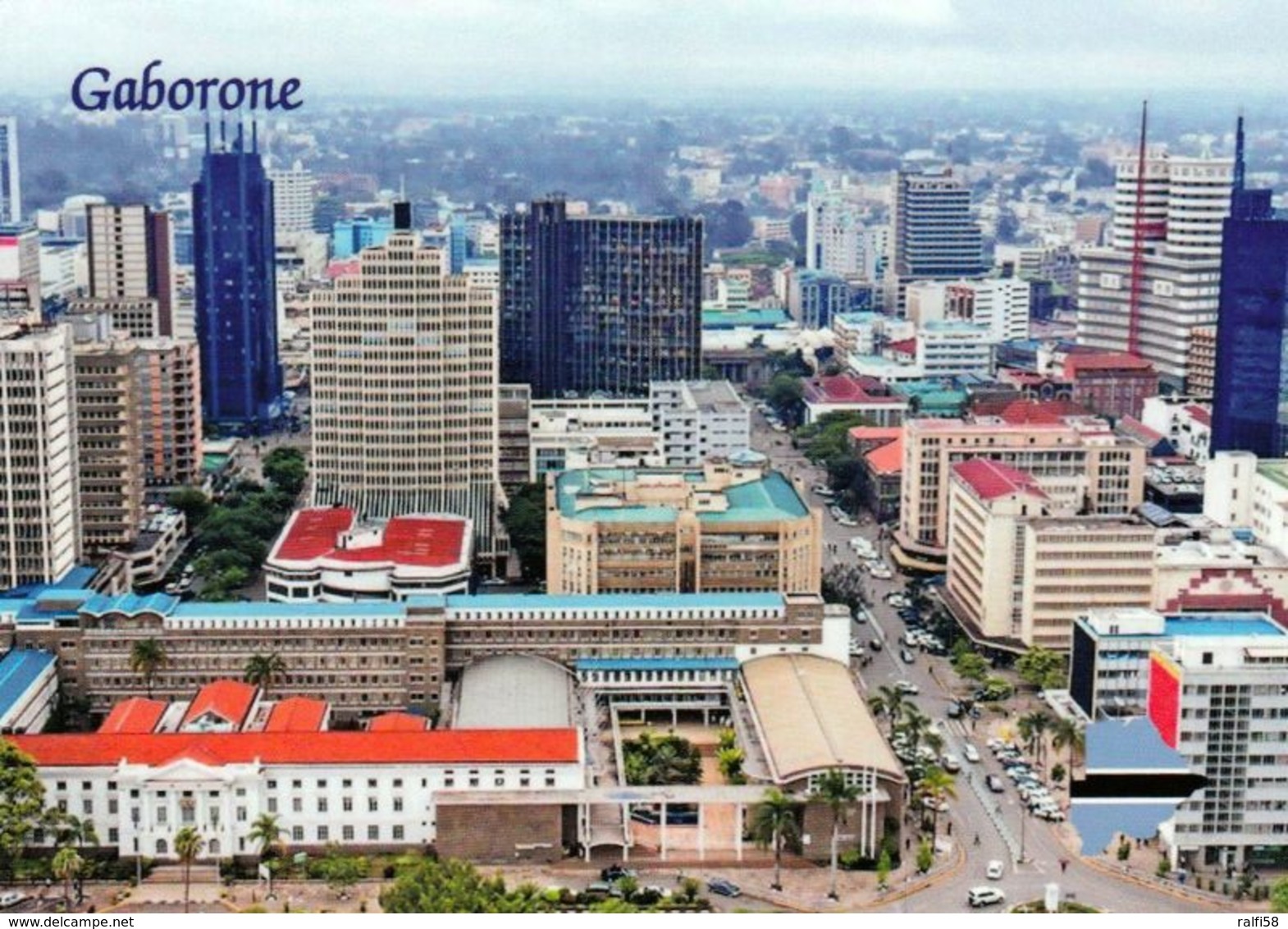 1 AK Botswana * Blick Auf Die Hauptstadt Gaborone - Luftbildaufnahme * - Botsuana