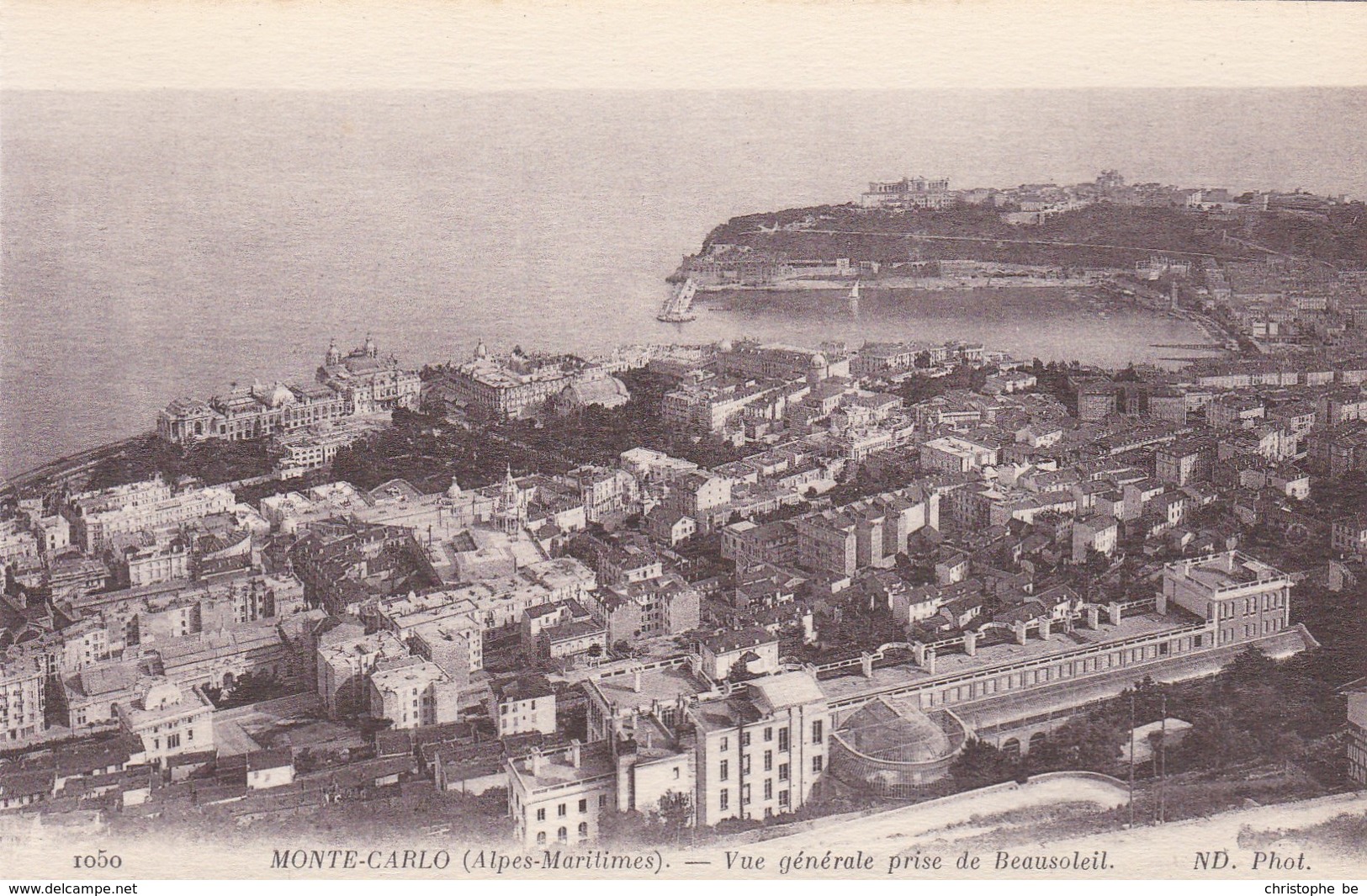 Monaco, Monte Carlo, Vue Générale Prise De Beausoleil (pk60682) - Monte-Carlo