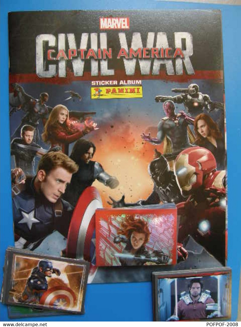 Album Panini Vide Captain America Civil War Avec à163/204 IMAGES - Autres & Non Classés