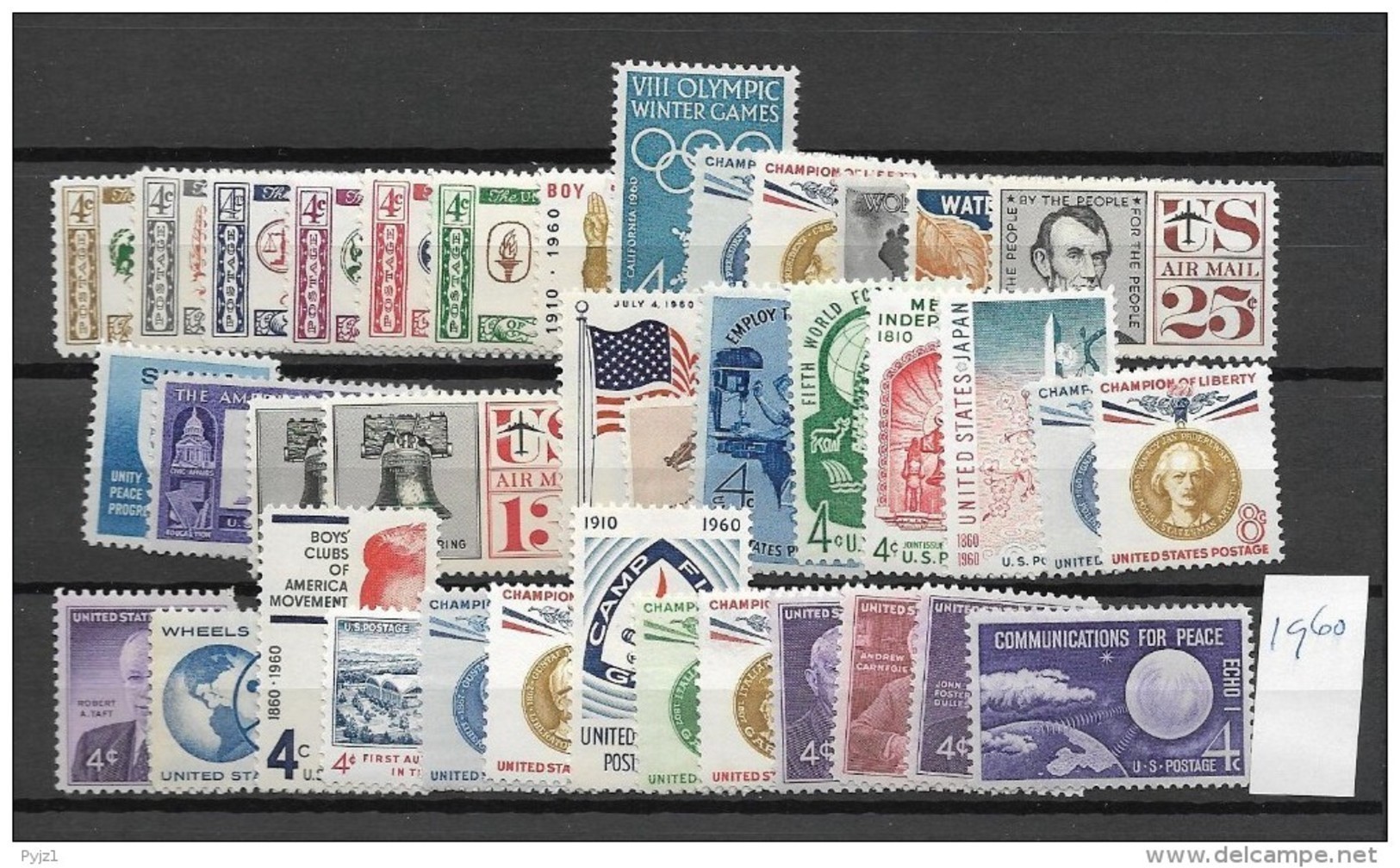 1960 MNH USA  Year Collection, Postfris** - Volledige Jaargang