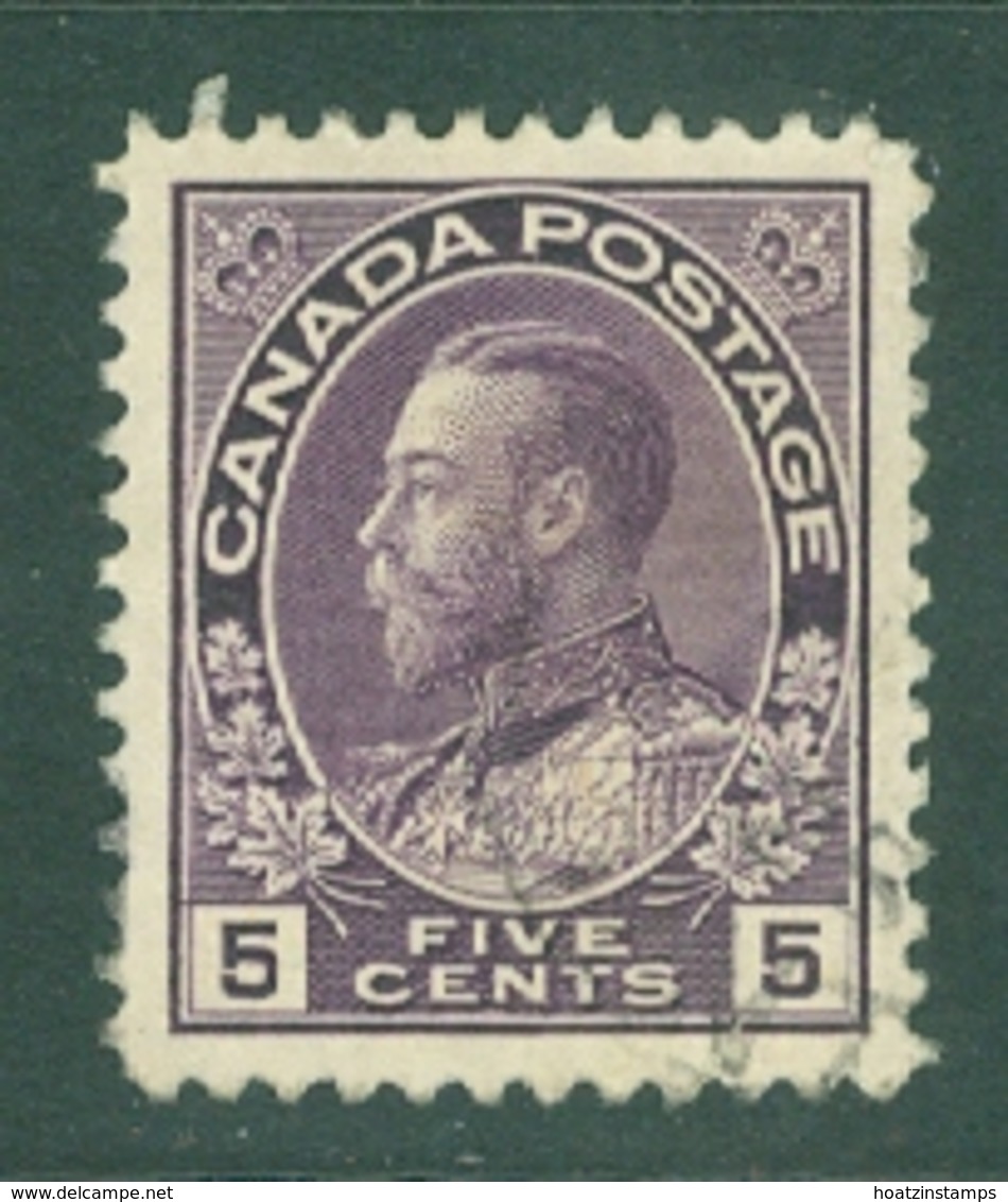 Canada: 1922/31   KGV   SG250b    5c   Reddish Violet   Used - Used Stamps