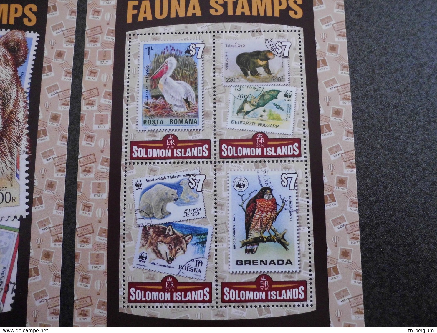 Solomon Islands 2016 - WWF - Stamps On Stamps - 2 Sheets - Neufs