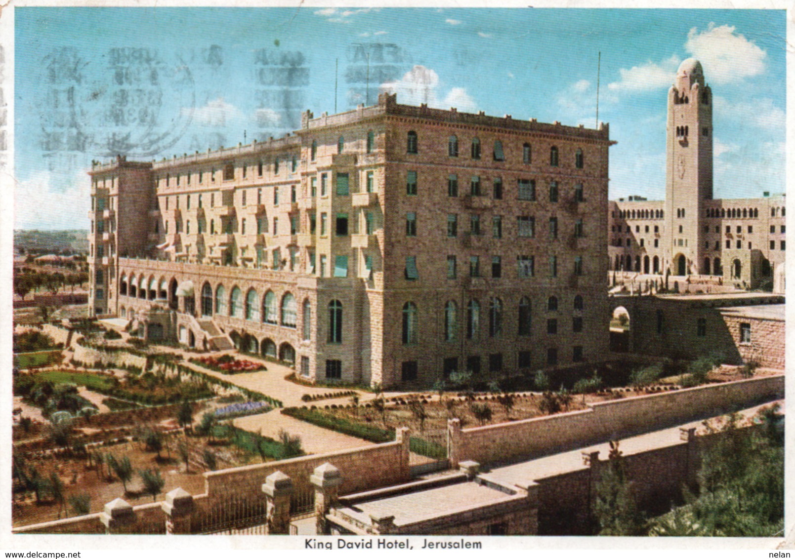 KING DAVID HOTEL-JERUSALEM-VIAGGIATA 1938-FG - Israele