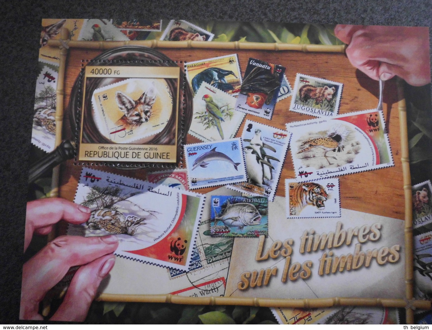 Guinea Guinée 2016 - WWF - Stamps On Stamps - 2 Sheets - Neufs