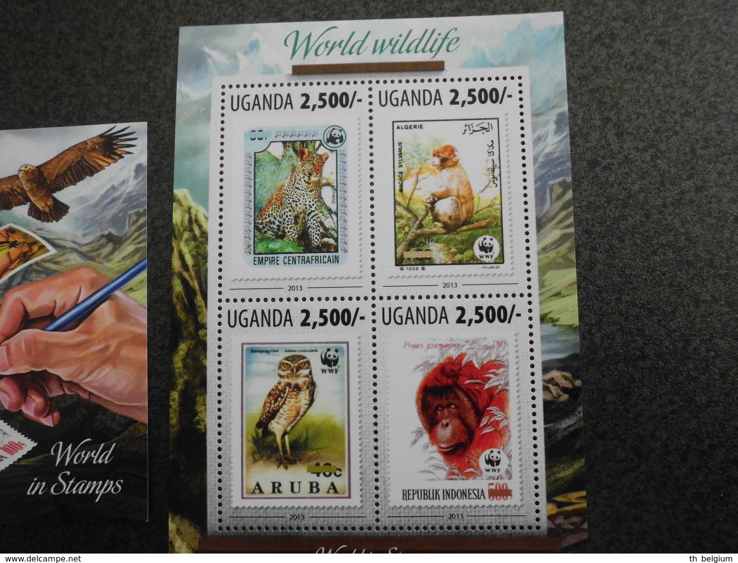 Uganda 2013 - WWF - Stamps On Stamps - 2 Sheets - Neufs