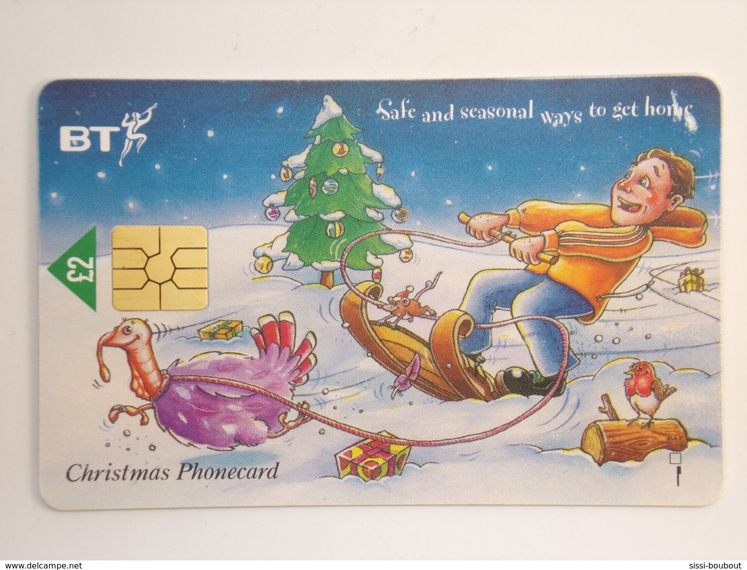 Télécarte - ANGLETERRE - BT - Christmas Phonecard - Année 1998 - BT Général
