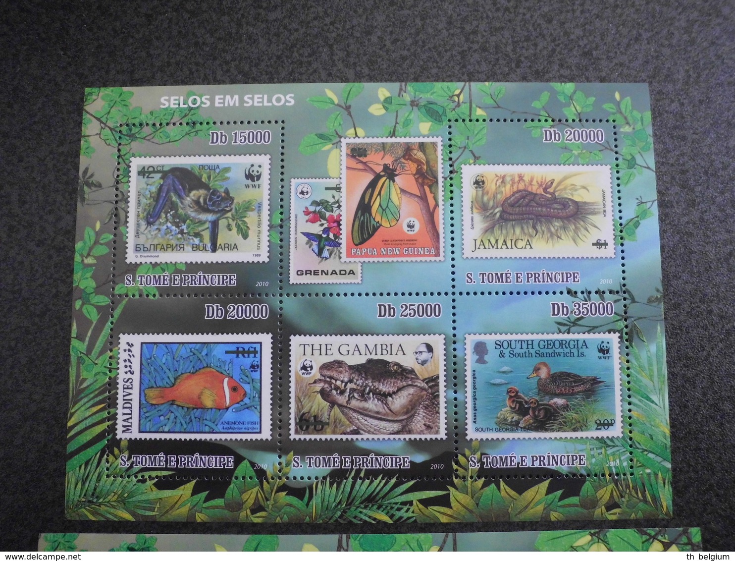 Sao Tomé E Principe 2010 - Stamps On Stamps - 2 Sheets - Neufs