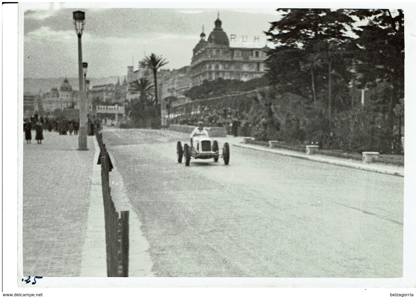 PHOTOGRAPHIE ORIGINALE RALLYE  NICE à Identifier  VOIR SCANS - Automobiles