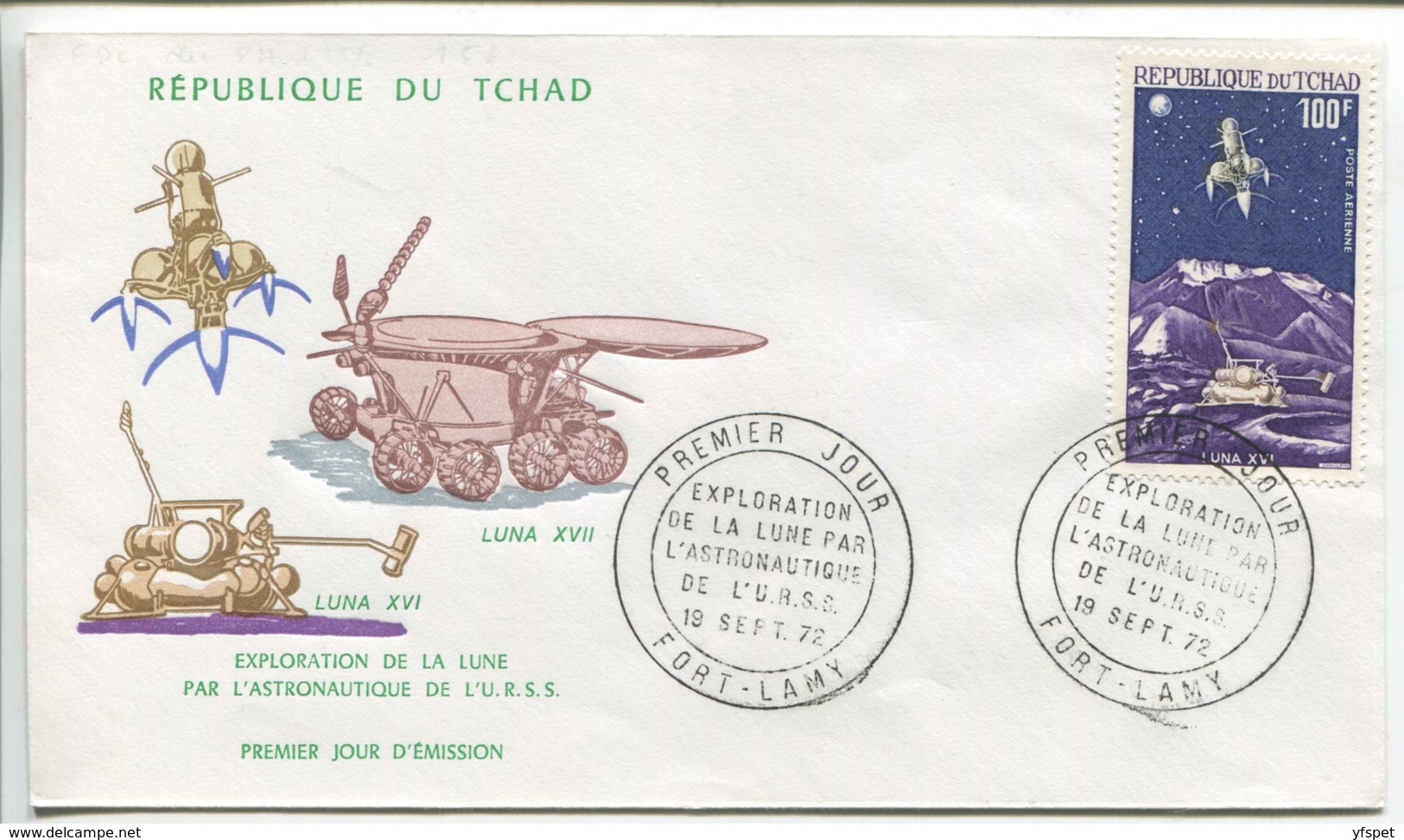 Luna 16-17, Tchad, 1972 - Afrika