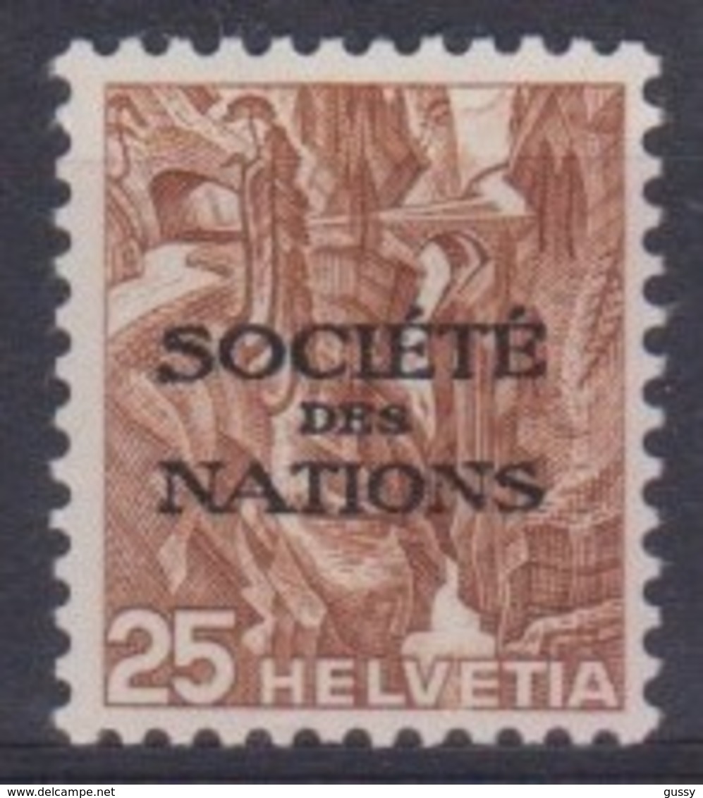 SUISSE SERVICE 1936: Société Des Nations ZNr 52y, Oblitéré - Officials