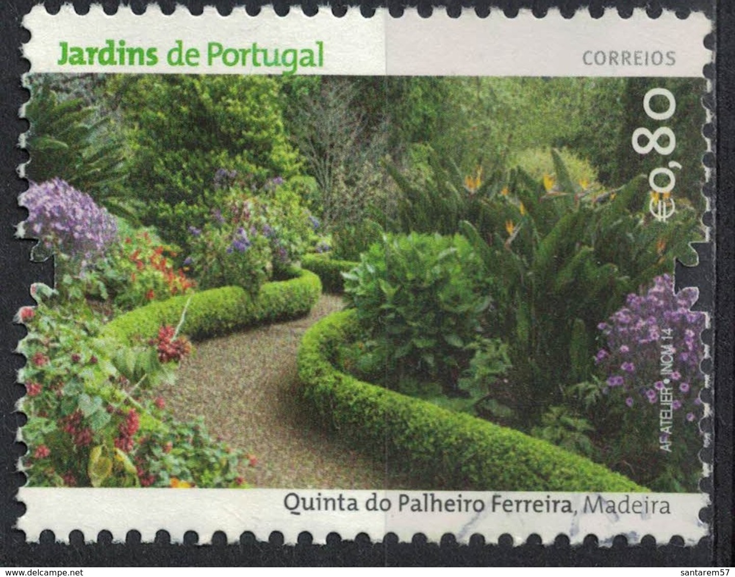 Portugal 2014 Oblitéré Used Madère Jardins Du Portugal Quinta Do Palheiro Ferreira SU - Madeira