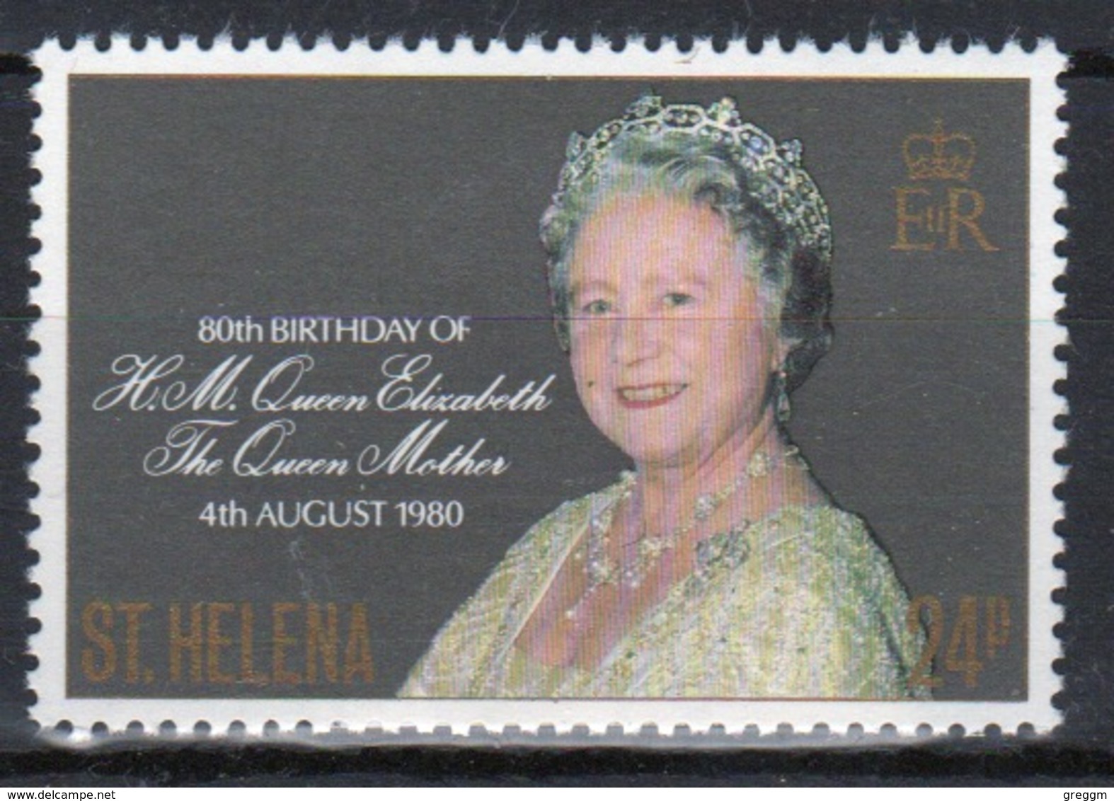 St Helena 1980 Set Of Stamps To Celebrate 80th Birthday Of The Queen Mother. - Saint Helena Island