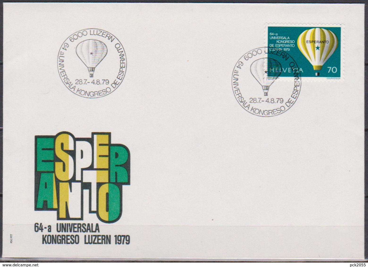 Schweiz FDC 1979 Nr.1152 Jahresereignisse Heißluftballon( D 2761 ) Günstige Versandkosten - FDC