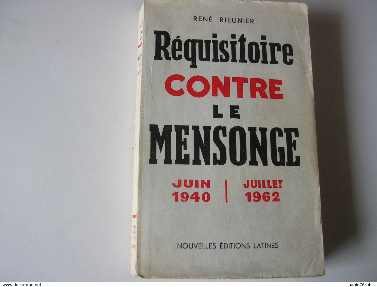 Réquisitoire Contre Le Mensonge - History