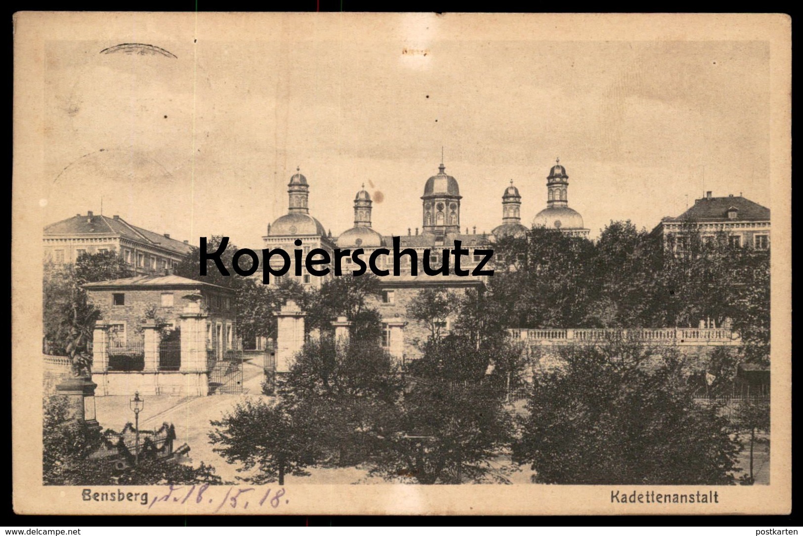 ALTE POSTKARTE BENSBERG KADETTENANSTALT Schloss Chateau Castle Bergisch Gladbach Ansichtskarte Postcard Cpa AK - Bergisch Gladbach