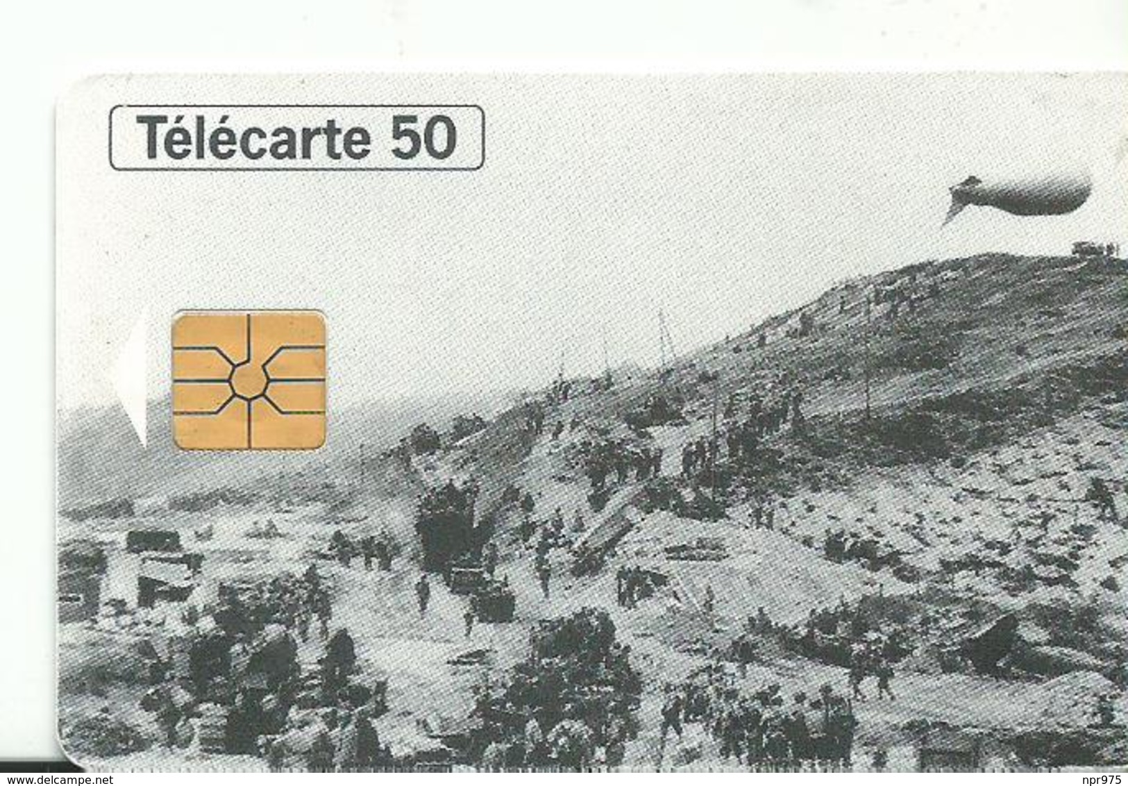 Telecarte  1944 1994 Debarquement - Armée