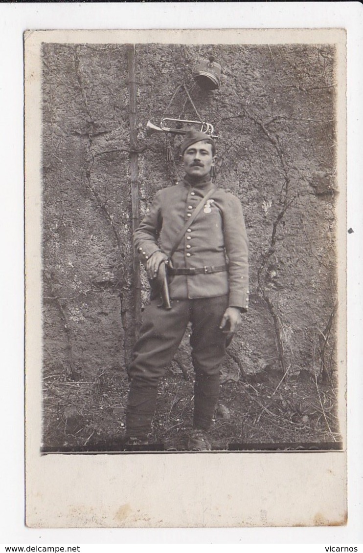 CP PHOTO MILITARIA Militaire - Personnages