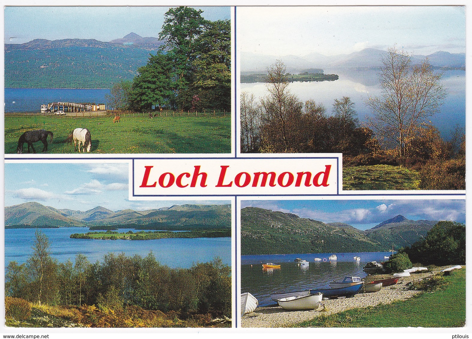 LOCH LOMOND : Ben Lomond From Tarbet, Autumn Over The Loch, Loch Lomond From Balmaha, Loch Lomond From Inverbeg - Autres & Non Classés