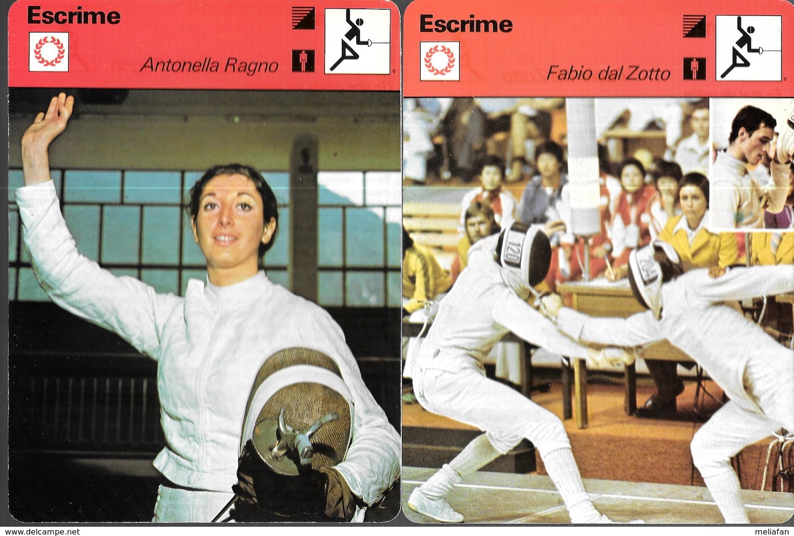 GF1005 - CARTOLINE EDIZIONE RENCONTRE - SCHERMA - MONTANO - VACCARONI - DAL ZOTTO - RAGNO - Fencing