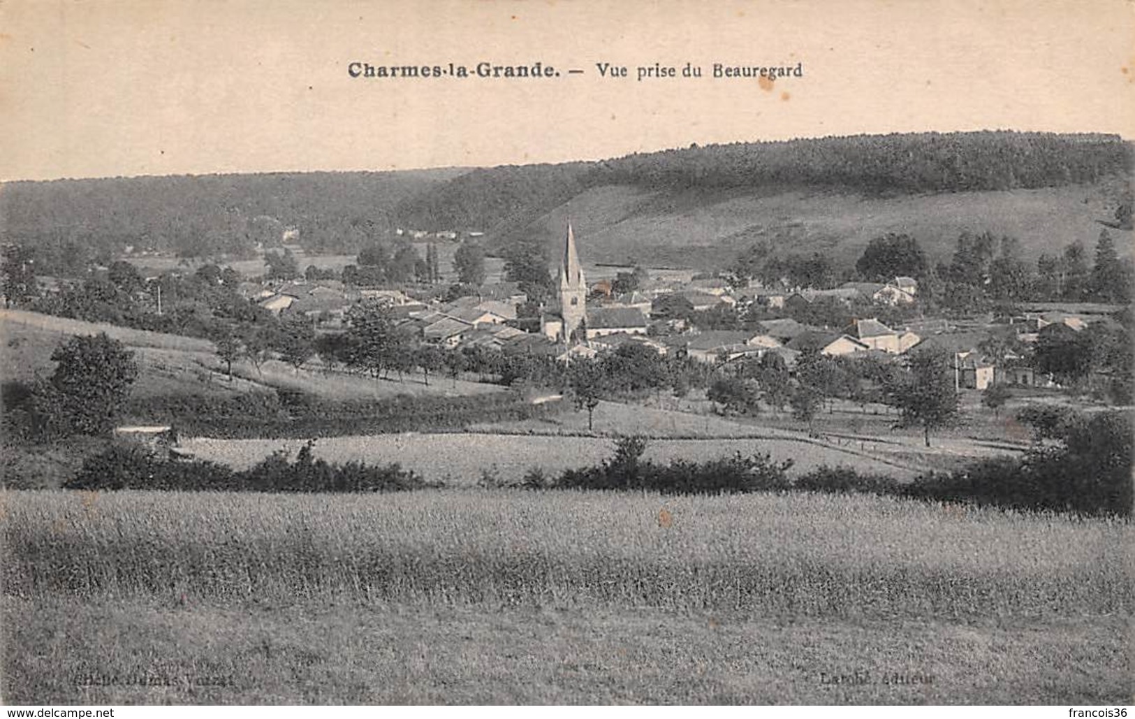 Charmes La Grande (52) - Vue Prise Du Beauregard - Andere & Zonder Classificatie