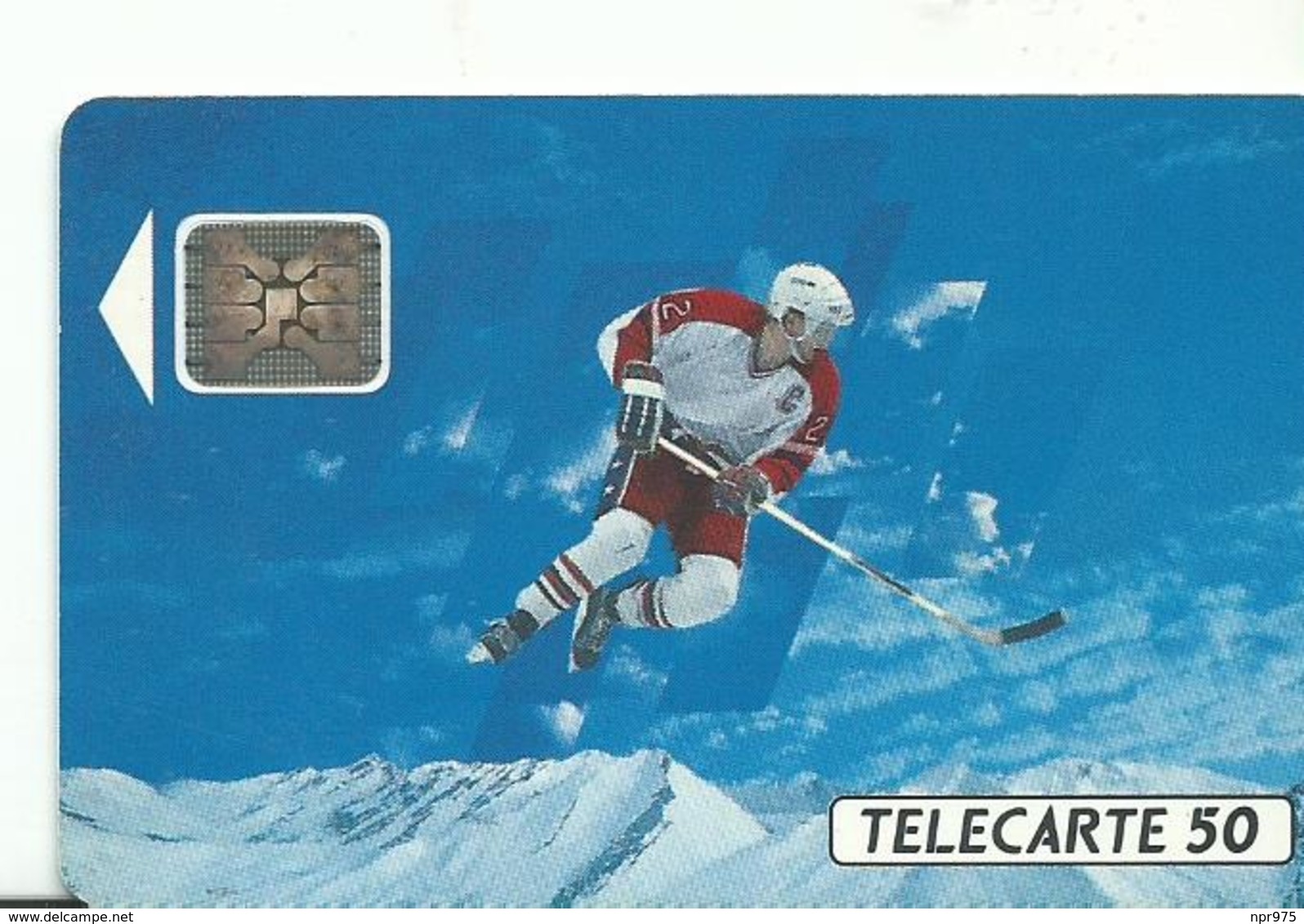 Telecarte Jeux Olympiques Hokey Sur Glace - Olympische Spelen