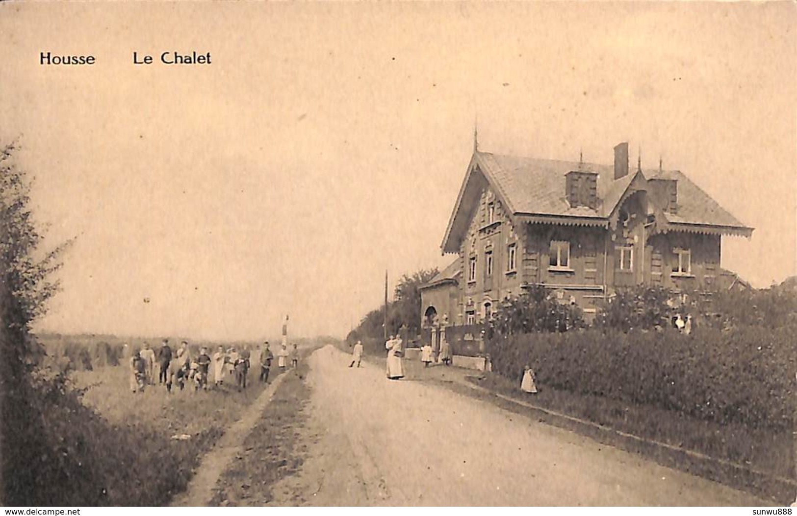 Housse - Le Chalet (animée, Fastré Fraikin Edit). - Blégny