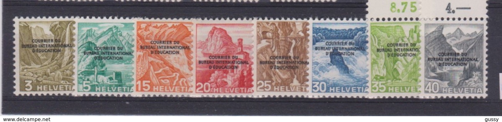 SUISSE SERVICE 1944: Courrier Du  BIE, ZNr 23-28 (série Complète), Neufs** - Service