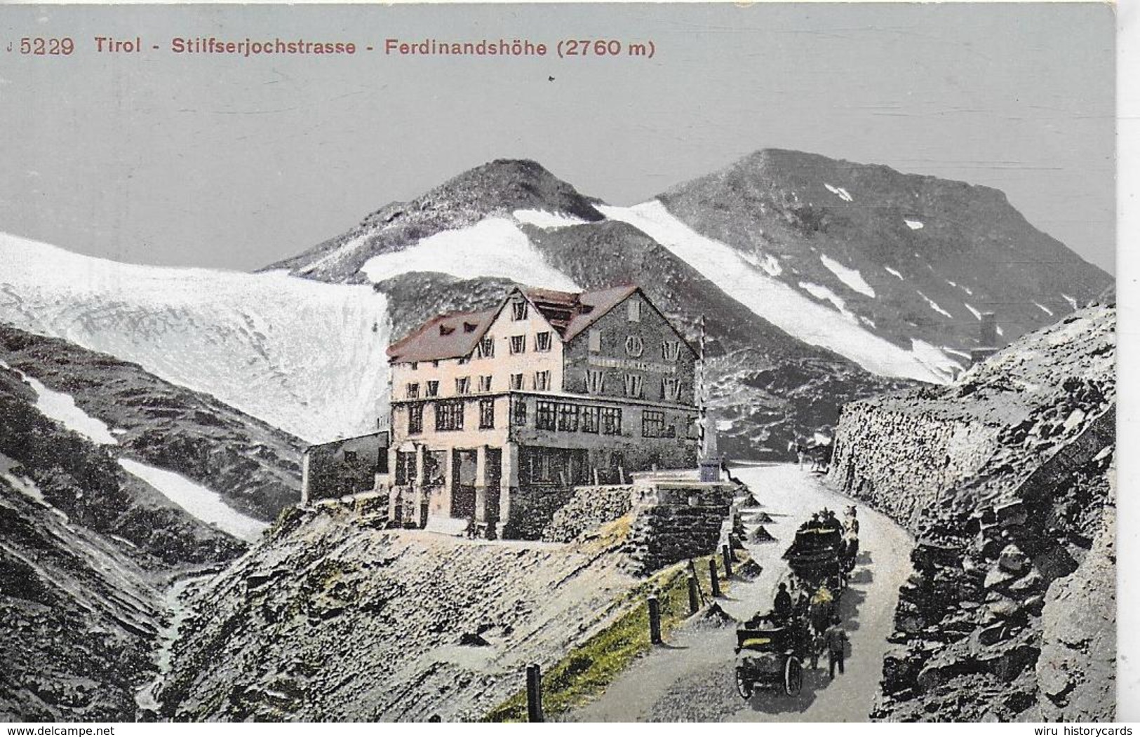 AK 0260  Ferdinandshöhe - Stilfserjochstrasse / Verlag Photoglob Ca. Um 1910 - Bolzano (Bozen)