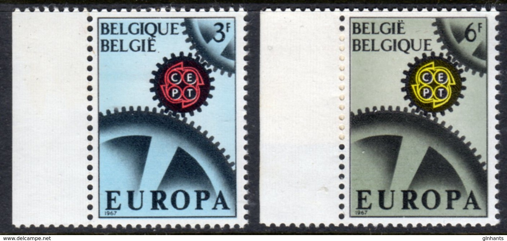 BELGIUM - 1967 EUROPA CEPT SET (2V) FINE MNH ** SG 2013-2014 - Unused Stamps